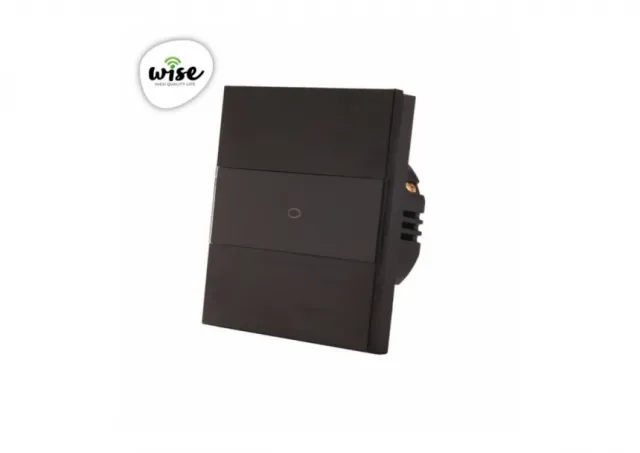 Wise Prekidač na dodir 1 taster aluminijumski panel