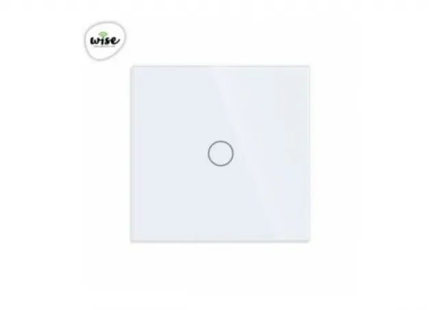 Wise Wifi pametni prekidač za bojler 20A, 1 taster - stakleni panel