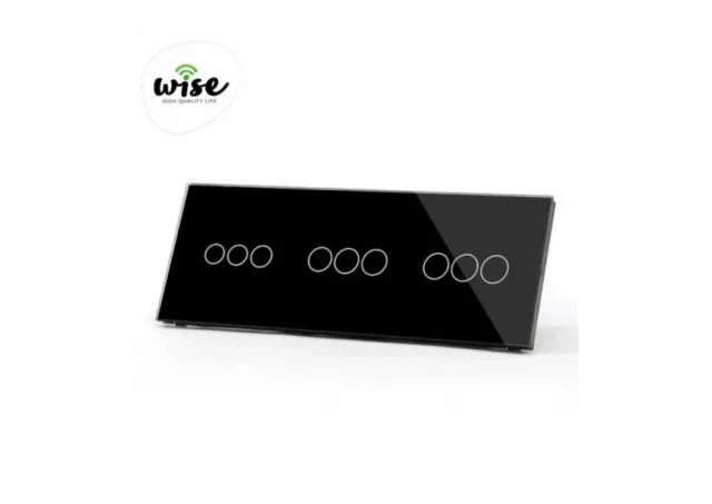 Wise Wise prekidac na dodir - 9 tastera - stakleni panel