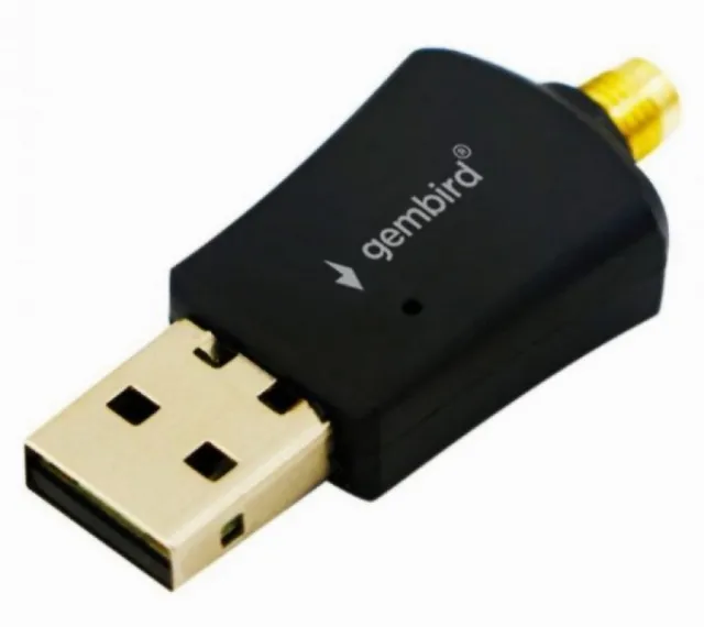WNP-UA300P-02 Gembird High power USB wireless adapter 300N, detachable antena, RF pwr  40030