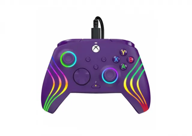XBOX Wired Controller Afterglow Wave Purple