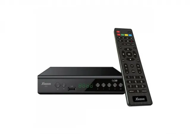 Xwave S12 DVB-T2 SetTopBox H.265,LED,scart,HDMI,RF in-out,USB,media player,metalno kućište