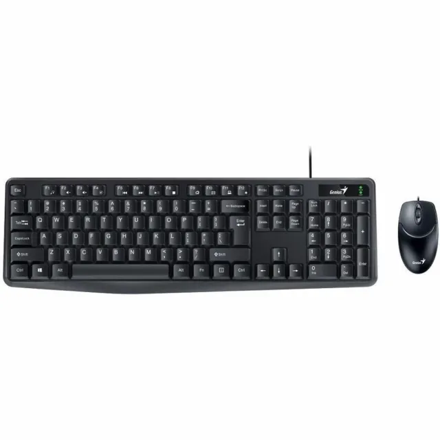 Žicna tastatura i miš GENIUS KM-170 US Crna