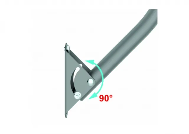Zidni nosac ** za antenu 28-EK adj steel diam25mm 16x40cm, debljina1.1mm (415)