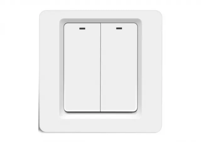 ZIGBEE-SWITCH-DS102 Gembird RSH Tuya WiFi Pametni kucni prekidac sa 2tastera EU Standard