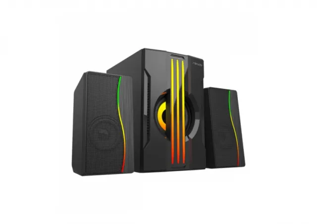 Zvučnici 2.1 Mikado MD-254 25W USB, SD,Bluetooth crni