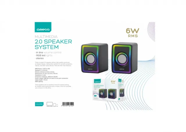 Zvucnik Omega OGG155 USB 6W